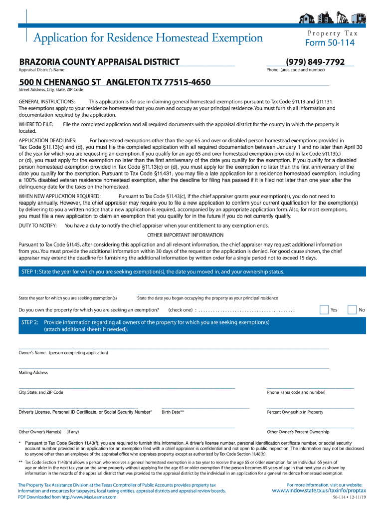 2011 Form TX Comptroller 50 114 Fill Online Printable Fillable Blank 