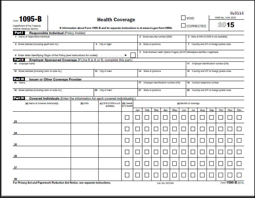 ACA Tax Forms Affordable Care Act Reporting Forms