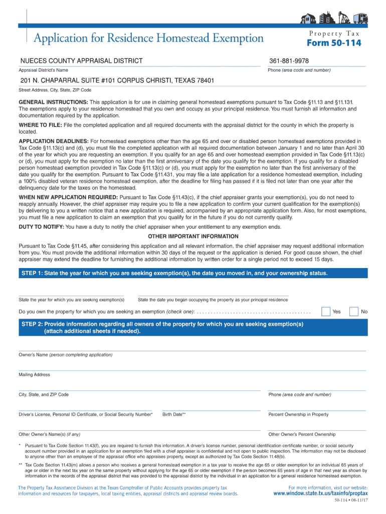 Homeowners Exemption Form Riverside County