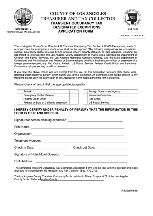 California Hotel Tax Exempt Form For Federal Employees Joetandesigns