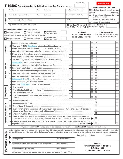 Columbus Ohio Hotel Tax Exempt Form QATAX
