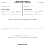 Cook County Senior Property Tax Exemption Property Walls