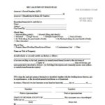 Example Of Homestead Declaration Certify Letter
