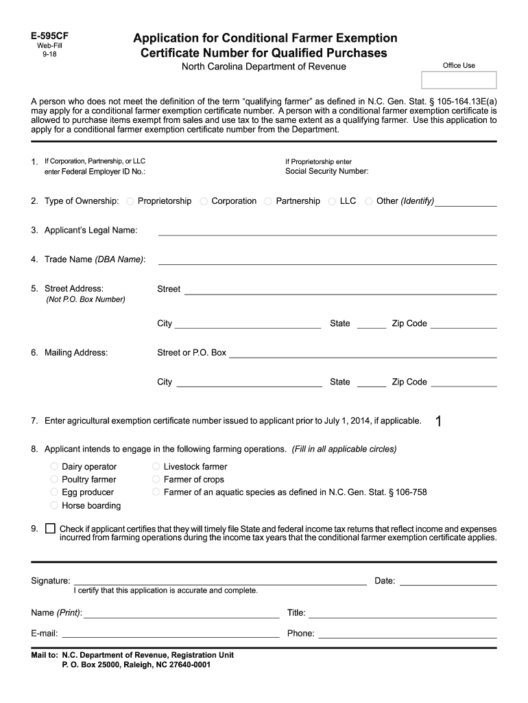 Farmers Tax Exempt Form Nc Farmer Foto Collections
