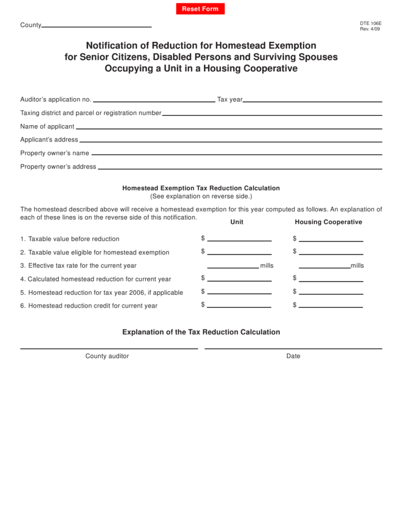 Form DTE106E Download Fillable PDF Or Fill Online Notification Of 