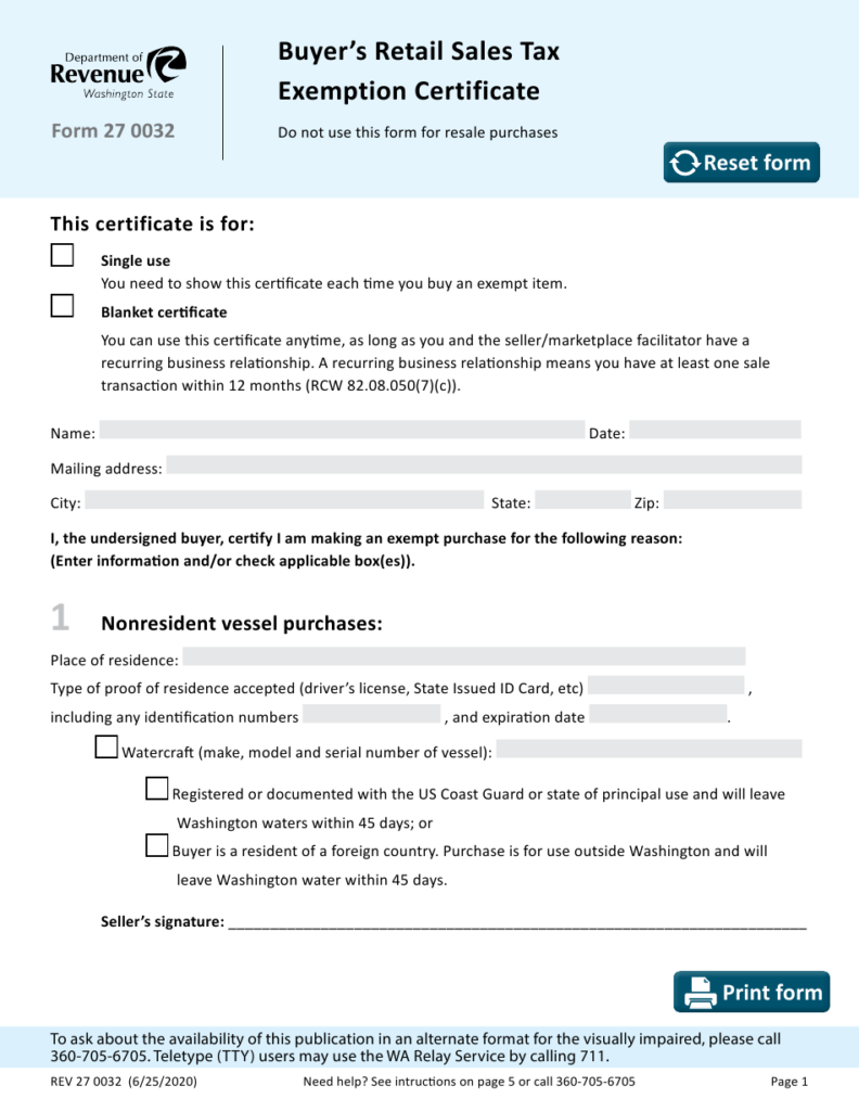 Form REV27 0032 Download Fillable PDF Or Fill Online Buyer s Retail 