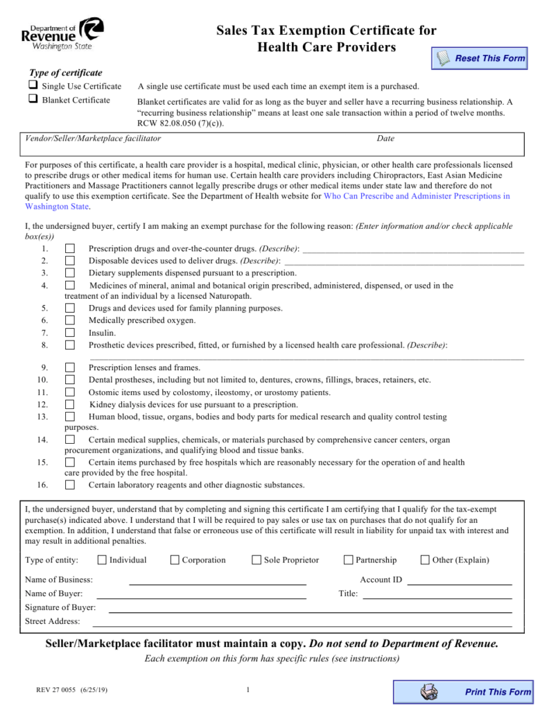 Form REV27 0055 Download Fillable PDF Or Fill Online Sales Tax 