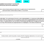 Form STD 236 Download Fillable PDF Or Fill Online Hotel Motel Transient