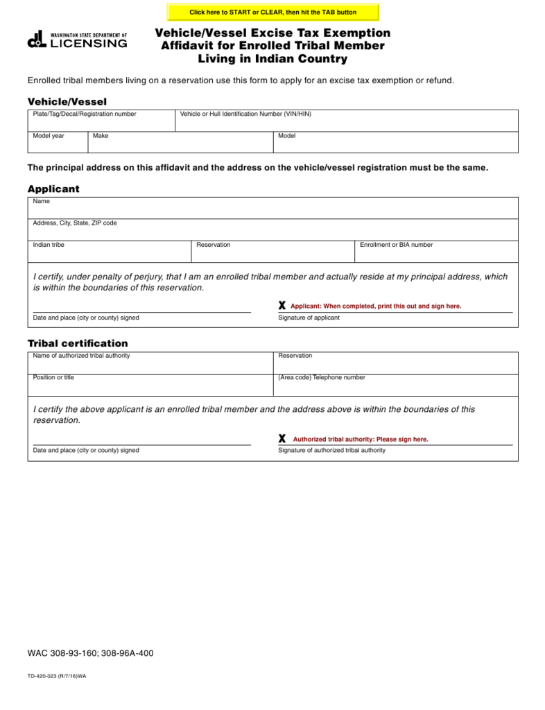 Form TD 420 023 Download Fillable PDF Or Fill Online Vehicle Vessel