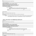 FREE 10 Sample Tax Exemption Forms In PDF