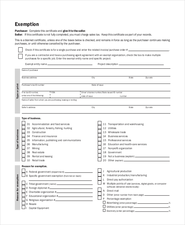 federal government travel tax exempt form