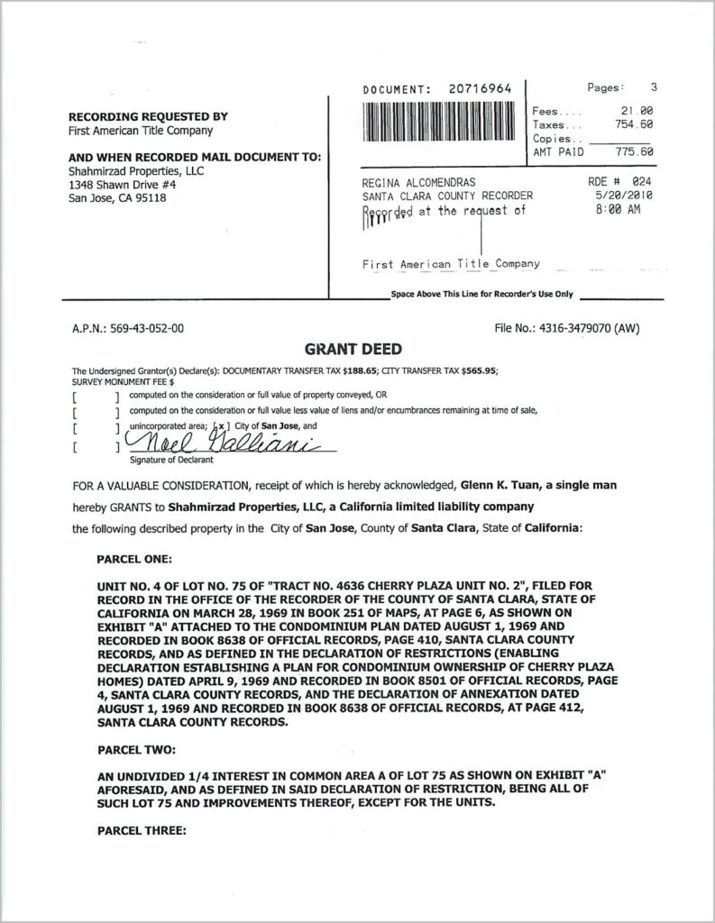 Grant Deed Form Kern County California Templates 1 Resume Examples
