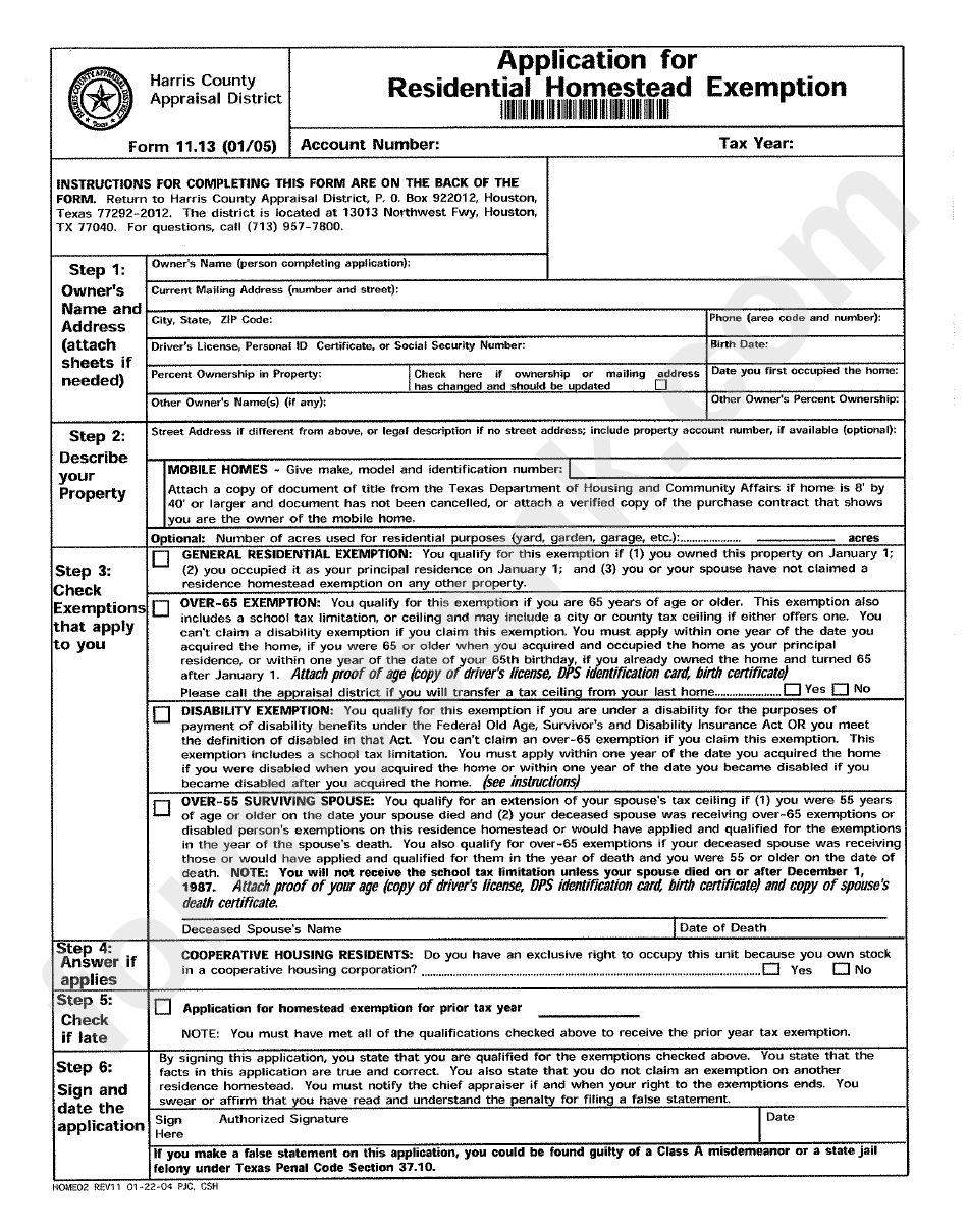 Nj Property Tax Exemption Form