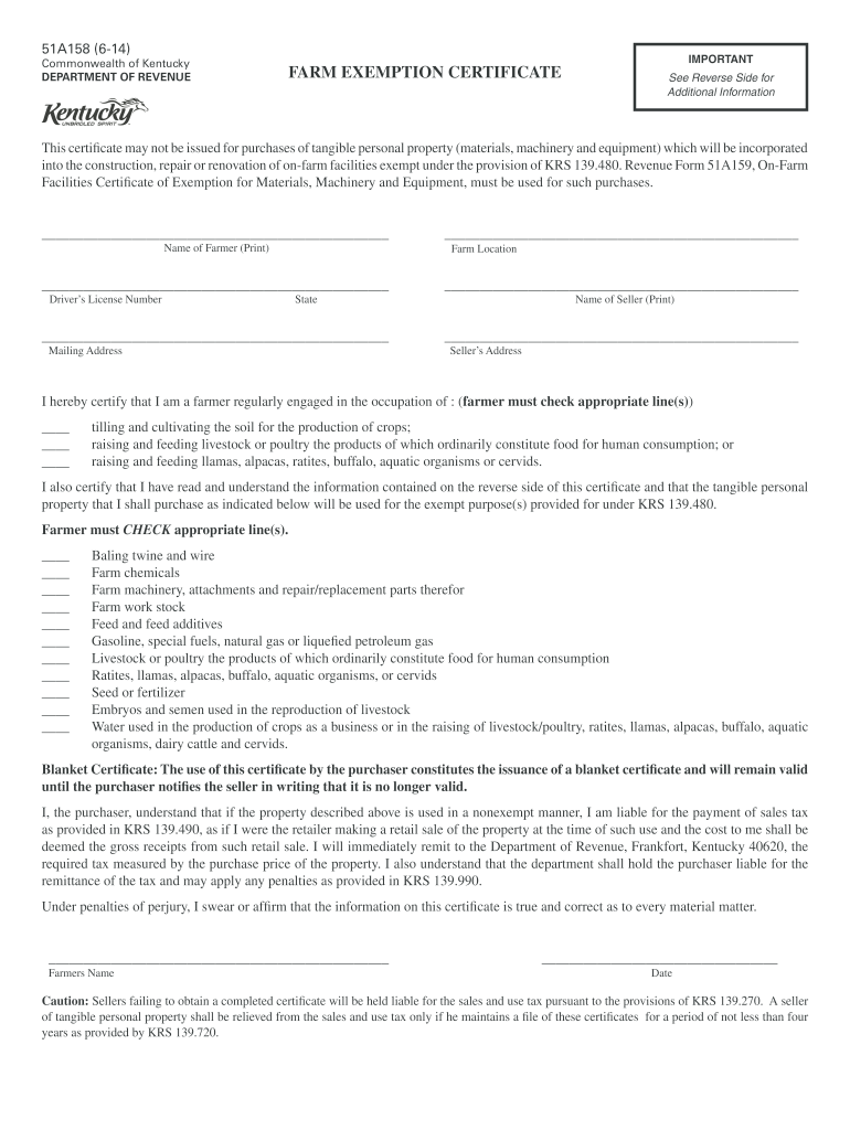Kentucky Sales Tax Exemption For Farmers Farmer Foto Collections