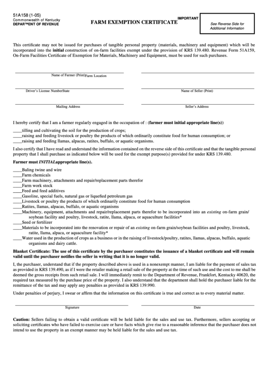 Kentucky Sales Tax Exemption For Farmers Farmer Foto Collections