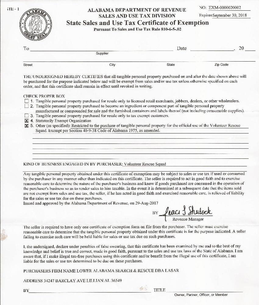 LASAR Forms