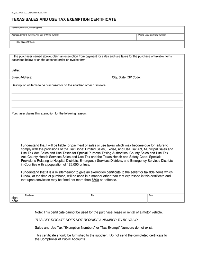 Tax Exempt Form Fill Out And Sign Printable PDF Template SignNow