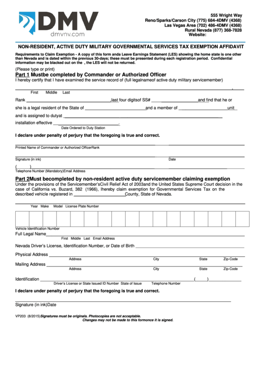 nevada-dmv-military-tax-exemption-form-exemptform