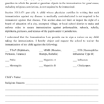 Vaccine Exemption Form Ohio NEVACIE